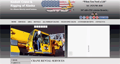 Desktop Screenshot of kkcrane.com